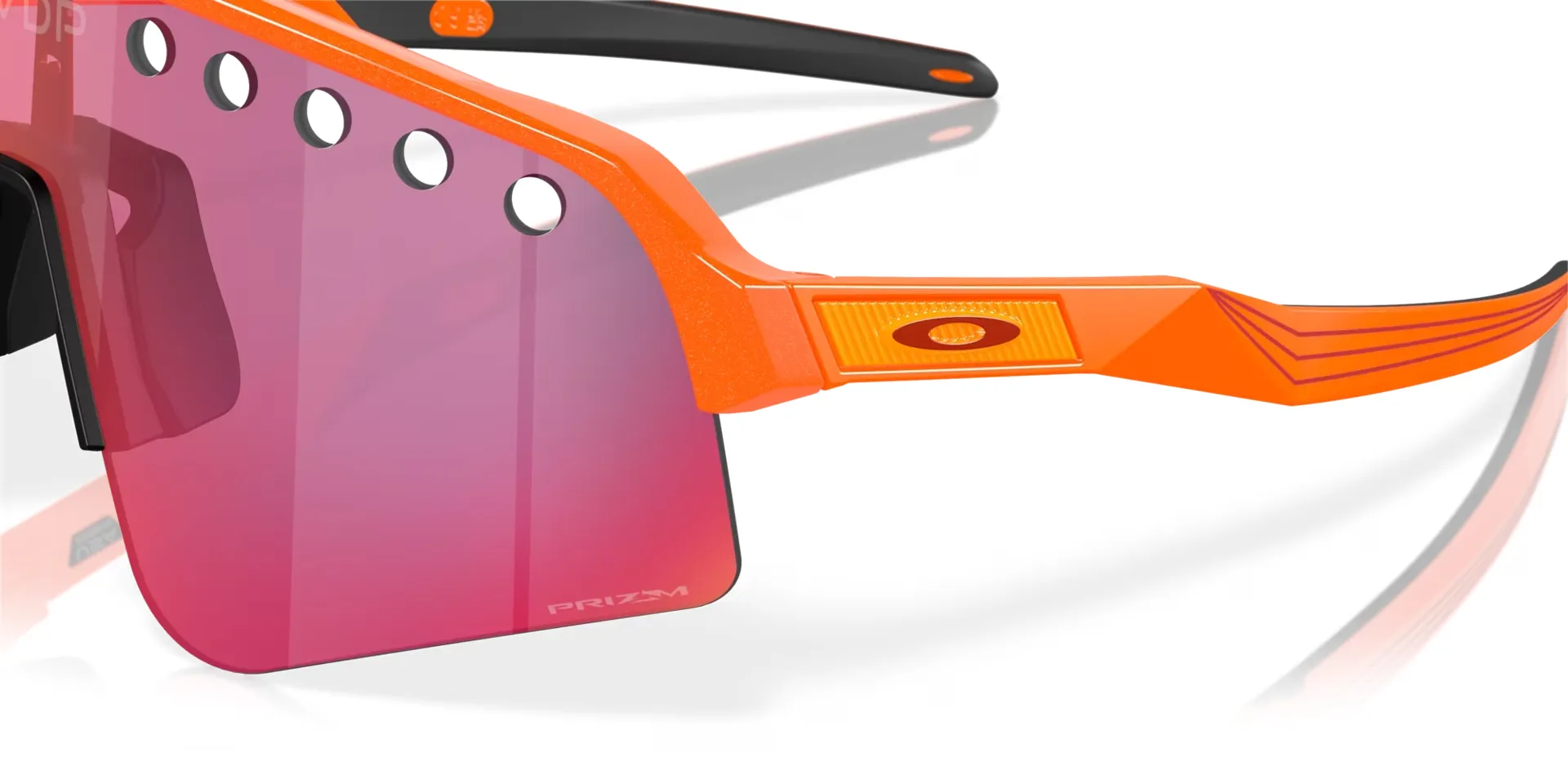 Oakley Sutro Lite Sweep Sunglasses in Orange Sparkle and Prizm Road