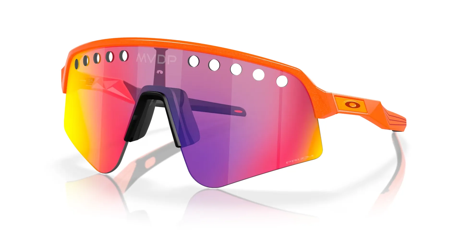 Oakley Sutro Lite Sweep Sunglasses in Orange Sparkle and Prizm Road