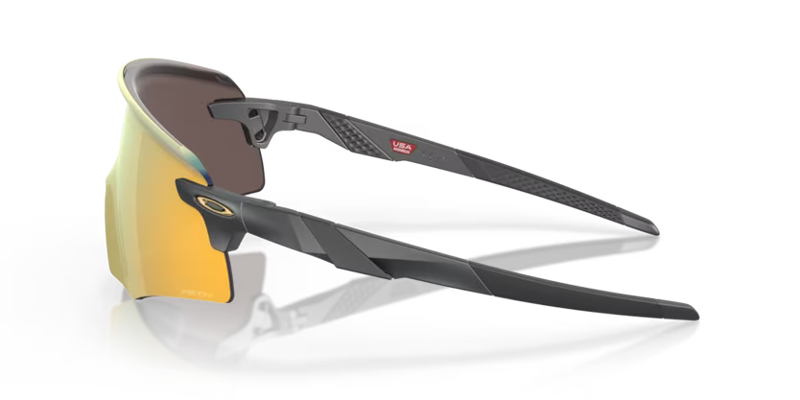 Oakley Encoder Sunglasses in Matte Carbon and Prizm 24K-6