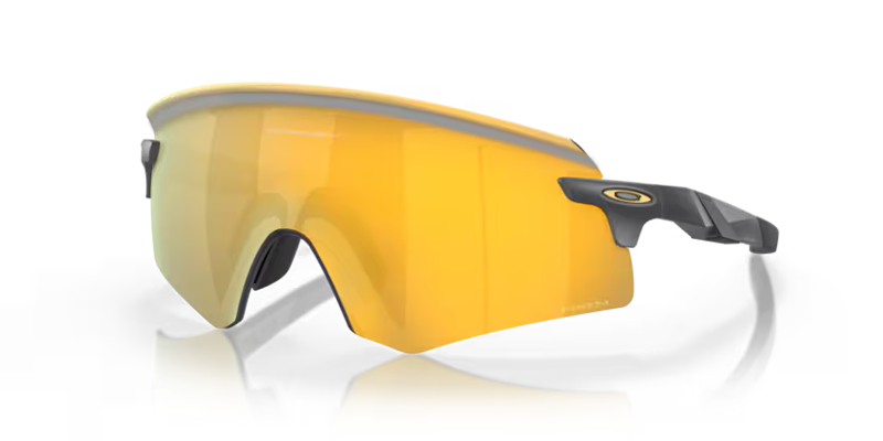 Oakley Encoder Sunglasses in Matte Carbon and Prizm 24K-7
