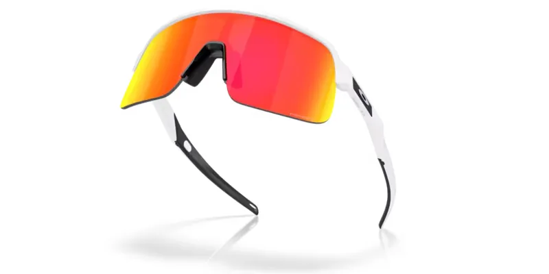 Oakley Sutro Lite S Sunglasses in Matte White with Prizm Ruby Lenses