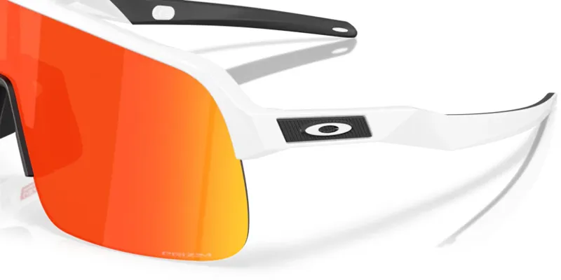 Oakley Sutro Lite S Sunglasses in Matte White with Prizm Ruby Lenses-1
