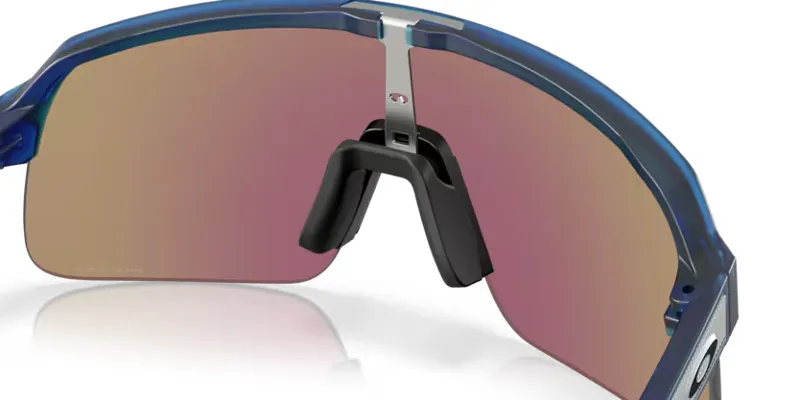 Oakley Sutro Lite S Sunglasses in Matte Transparent Blue with Prizm Sapphire Lenses-2