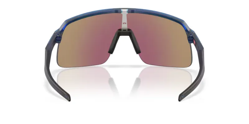 Oakley Sutro Lite S Sunglasses in Matte Transparent Blue with Prizm Sapphire Lenses-3
