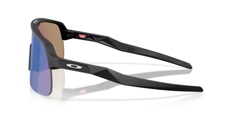 Oakley Sutro Lite S Sunglasses in Matte Black with Prizm Sapphire Lenses-6