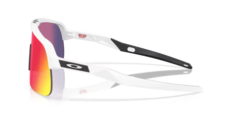 Oakley Sutro Lite S Sunglasses in Matte White with Prizm Road Lenses-6