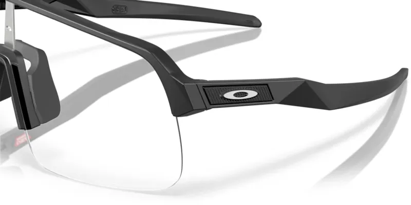 Oakley Sutro Lite S Sunglasses in Matte Black with Clear to Black Iridium Photochromic Lenses-1