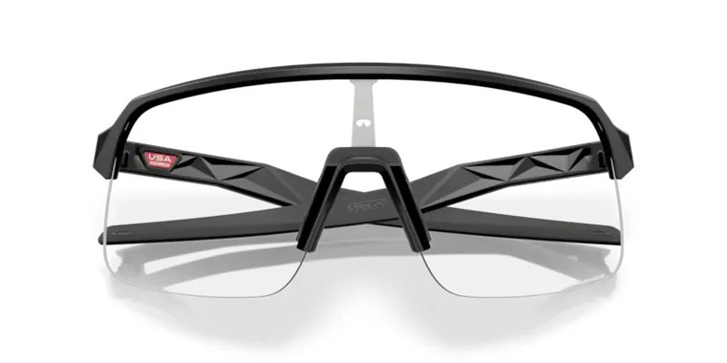 Oakley Sutro Lite S Sunglasses in Matte Black with Clear to Black Iridium Photochromic Lenses-4