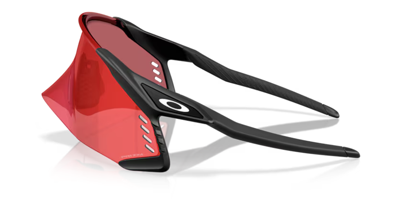 Oakley Velo Kato Sunglasses in Matte Black and Prizm Trail Torch-6