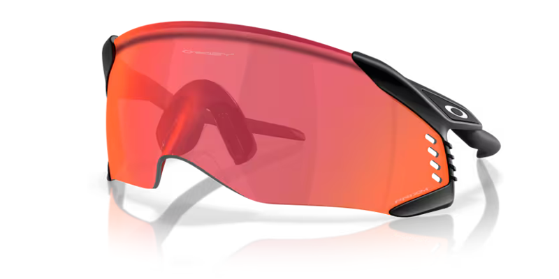 Oakley Velo Kato Sunglasses in Matte Black and Prizm Trail Torch-7