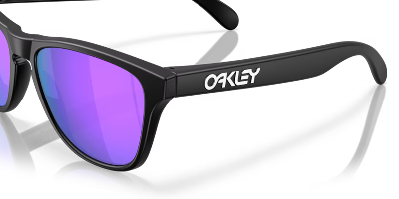 Oakley Frogskins S Sunglasses in Matte Black and Prizm Violet-1