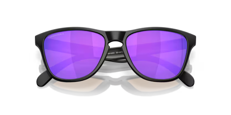 Oakley Frogskins S Sunglasses in Matte Black and Prizm Violet-4