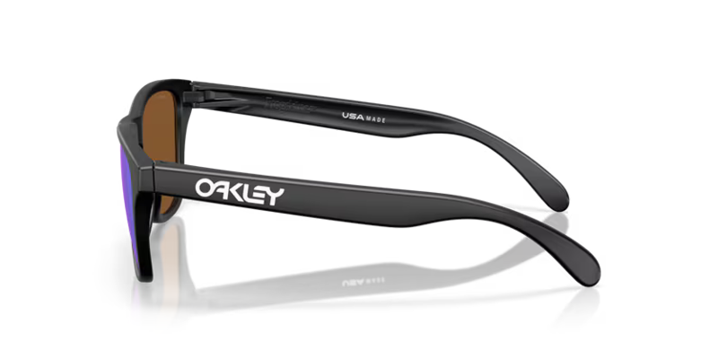 Oakley Frogskins S Sunglasses in Matte Black and Prizm Violet-6