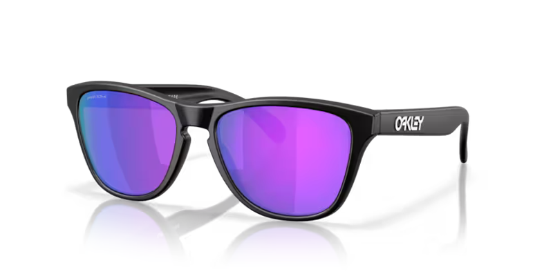 Oakley Frogskins S Sunglasses in Matte Black and Prizm Violet-7