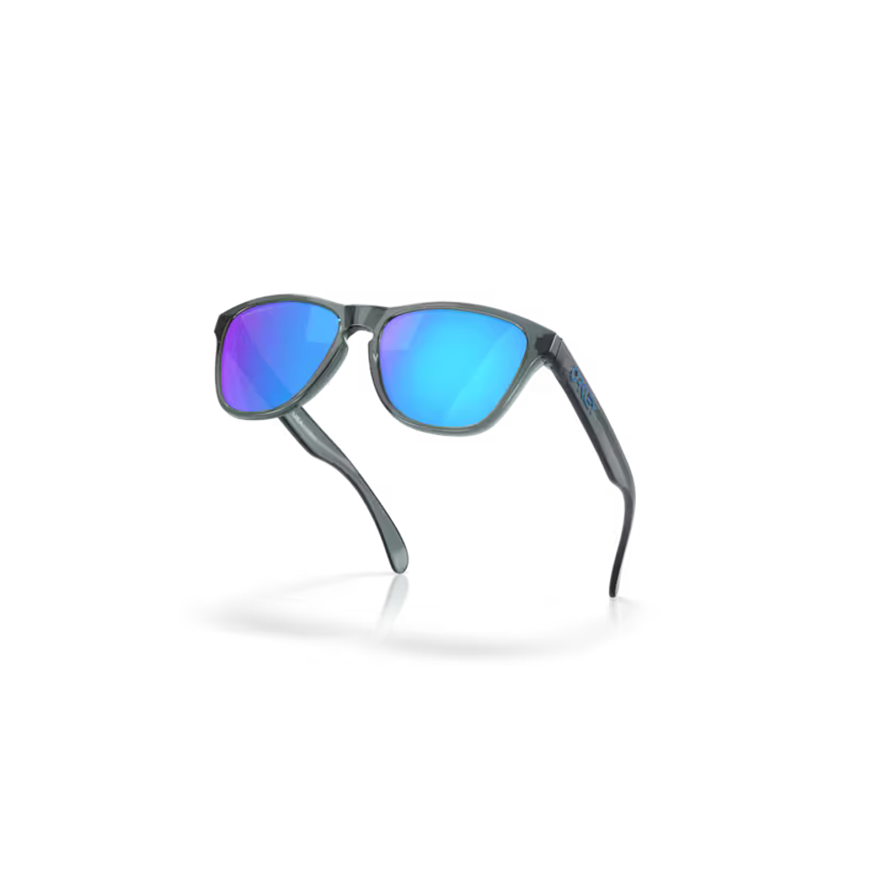 Team Cycles Oakley Frogskins S Sunglasses in Crystal Black and Prizm Sapphire | Interest FREE Finance & Online Refund Policy.
