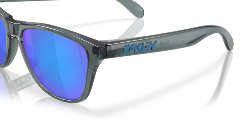 Oakley Frogskins S Sunglasses in Crystal Black and Prizm Sapphire-1