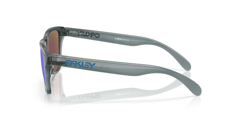 Oakley Frogskins S Sunglasses in Crystal Black and Prizm Sapphire-6