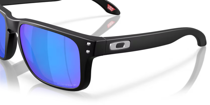 Oakley Holbrook S Sunglasses in Matte Black and Prizm Sapphire-1