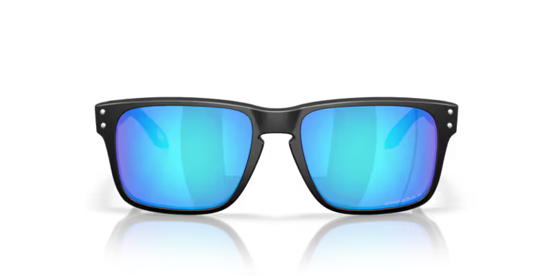 Oakley Holbrook S Sunglasses in Matte Black and Prizm Sapphire-5