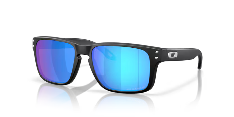 Oakley Holbrook S Sunglasses in Matte Black and Prizm Sapphire-7