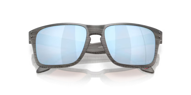 Oakley Holbrook S Sunglasses in Woodgrain and Prizm Deep Water Polarized-4