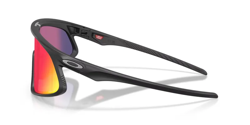 Oakley RSLV 141 Sunglasses in Matte Black with Prizm Road Lenses-5