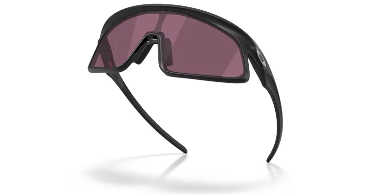 Oakley RSLV 141 Sunglasses in Matte Black with Prizm Road Black Lenses