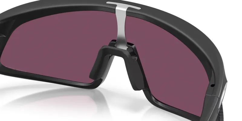 Oakley RSLV 141 Sunglasses in Matte Black with Prizm Road Black Lenses-2