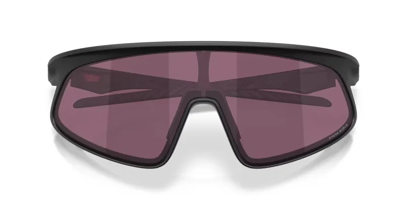 Oakley RSLV 141 Sunglasses in Matte Black with Prizm Road Black Lenses-3