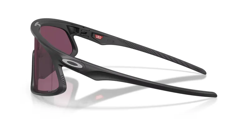 Oakley RSLV 141 Sunglasses in Matte Black with Prizm Road Black Lenses-5