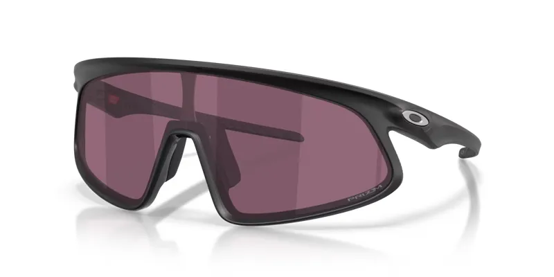 Oakley RSLV 141 Sunglasses in Matte Black with Prizm Road Black Lenses-6