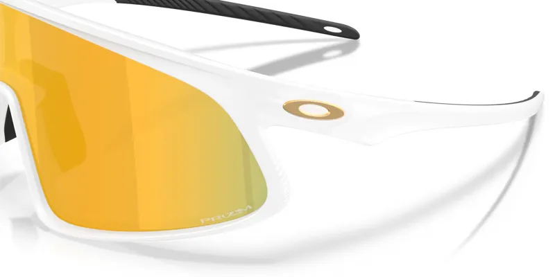 Oakley RSLV 141 Sunglasses in Matte White with Prizm 24K Lenses-1