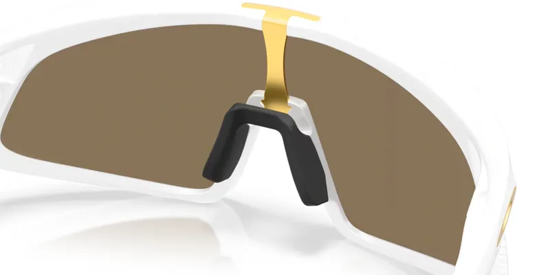 Oakley RSLV 141 Sunglasses in Matte White with Prizm 24K Lenses-2