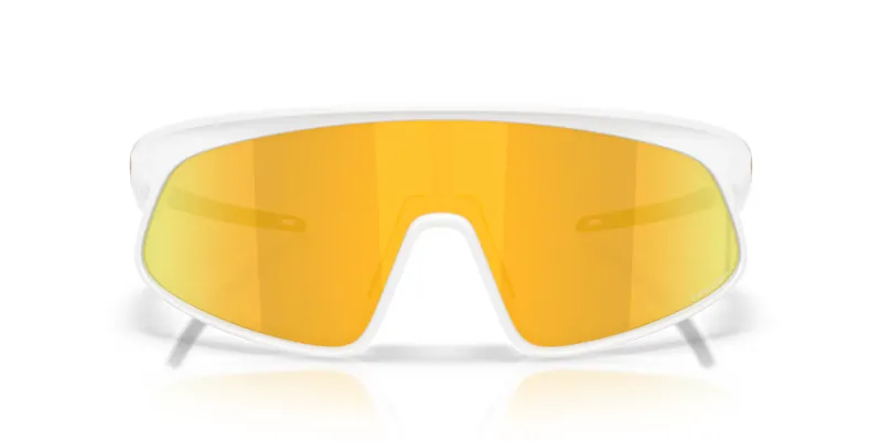 Oakley RSLV 141 Sunglasses in Matte White with Prizm 24K Lenses-4