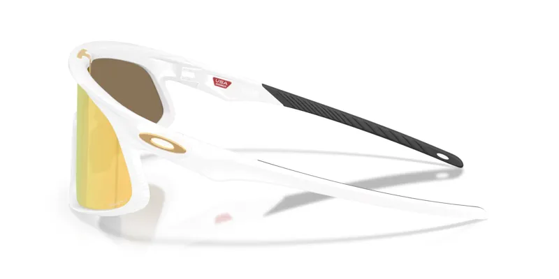 Oakley RSLV 141 Sunglasses in Matte White with Prizm 24K Lenses-5