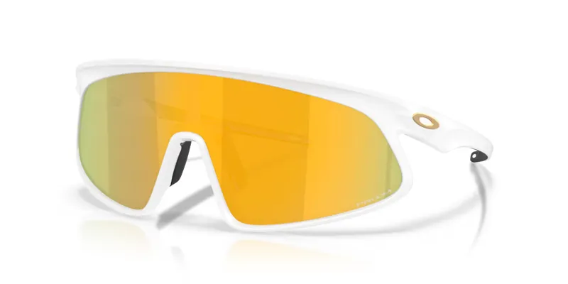 Oakley RSLV 141 Sunglasses in Matte White with Prizm 24K Lenses-6