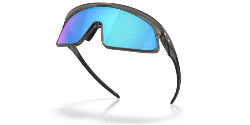 Oakley RSLV 141 Sunglasses in Matte Grey Smoke with Prizm Sapphire Lenses