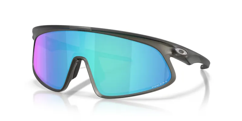 Oakley RSLV 141 Sunglasses in Matte Grey Smoke with Prizm Sapphire Lenses-6