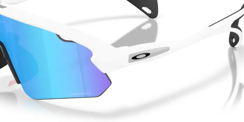 Oakley Stunt Devil A Sunglasses in Matte White with Prizm Sapphire Lenses-1
