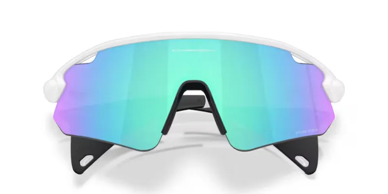 Oakley Stunt Devil A Sunglasses in Matte White with Prizm Sapphire Lenses-4