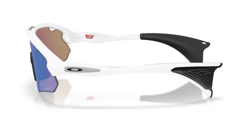 Oakley Stunt Devil A Sunglasses in Matte White with Prizm Sapphire Lenses-6