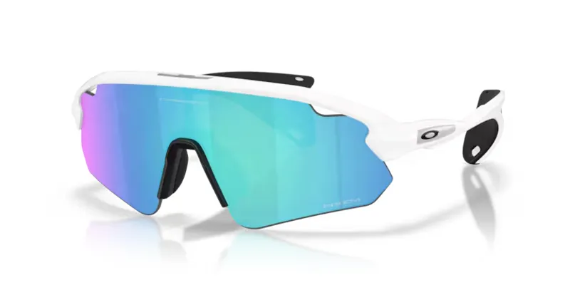 Oakley Stunt Devil A Sunglasses in Matte White with Prizm Sapphire Lenses-7