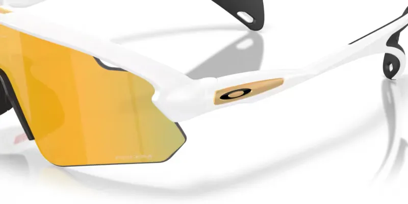 Oakley Stunt Devil A Sunglasses in Matte White with Prizm 24K Lenses-1