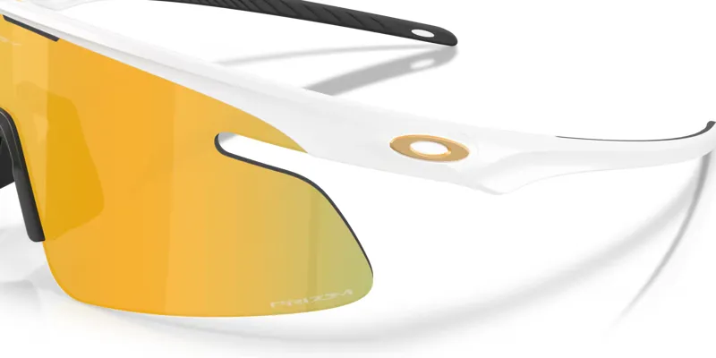 Oakley RSLV Lite Sunglasses in Matte White with Prizm 24K Lenses-1