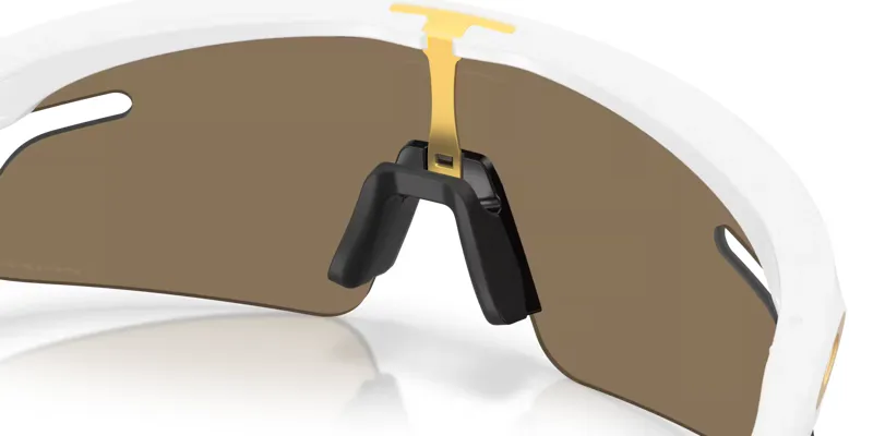 Oakley RSLV Lite Sunglasses in Matte White with Prizm 24K Lenses-2