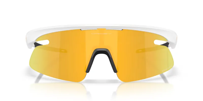 Oakley RSLV Lite Sunglasses in Matte White with Prizm 24K Lenses-4