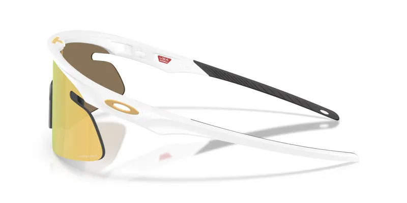Oakley RSLV Lite Sunglasses in Matte White with Prizm 24K Lenses-5