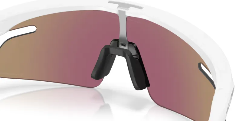 Oakley RSLV Lite Sunglasses in Matte White with Prizm Sapphire Lenses-2
