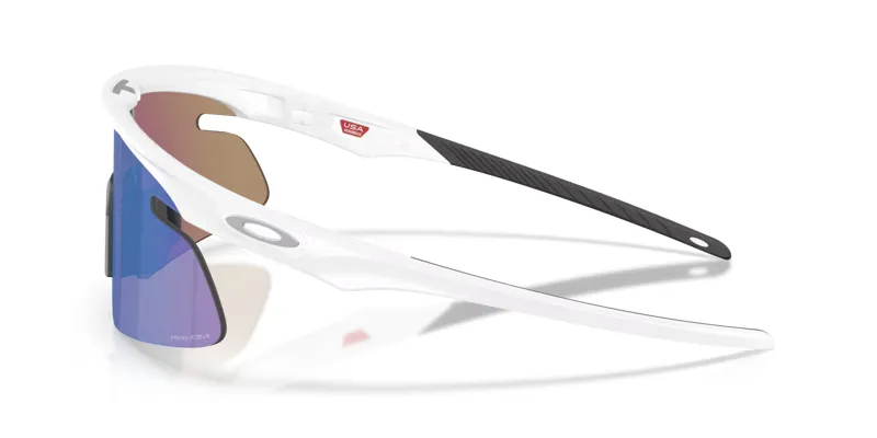 Oakley RSLV Lite Sunglasses in Matte White with Prizm Sapphire Lenses-5
