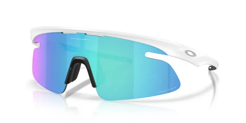 Oakley RSLV Lite Sunglasses in Matte White with Prizm Sapphire Lenses-6